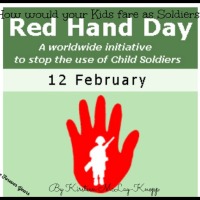 How would your Kids fare as Soldiers?  Red Hand Day, 12th February.  By Kirsteen McLay-Knopp