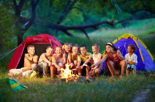 Kids camping.  Source: Google images.